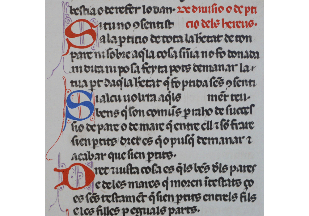 Furs Regne de València-Boronat de Pera-Jaime I Aragón-Manuscript-Illuminated codex-facsimile book-Vicent García Editores-6 Hereus.